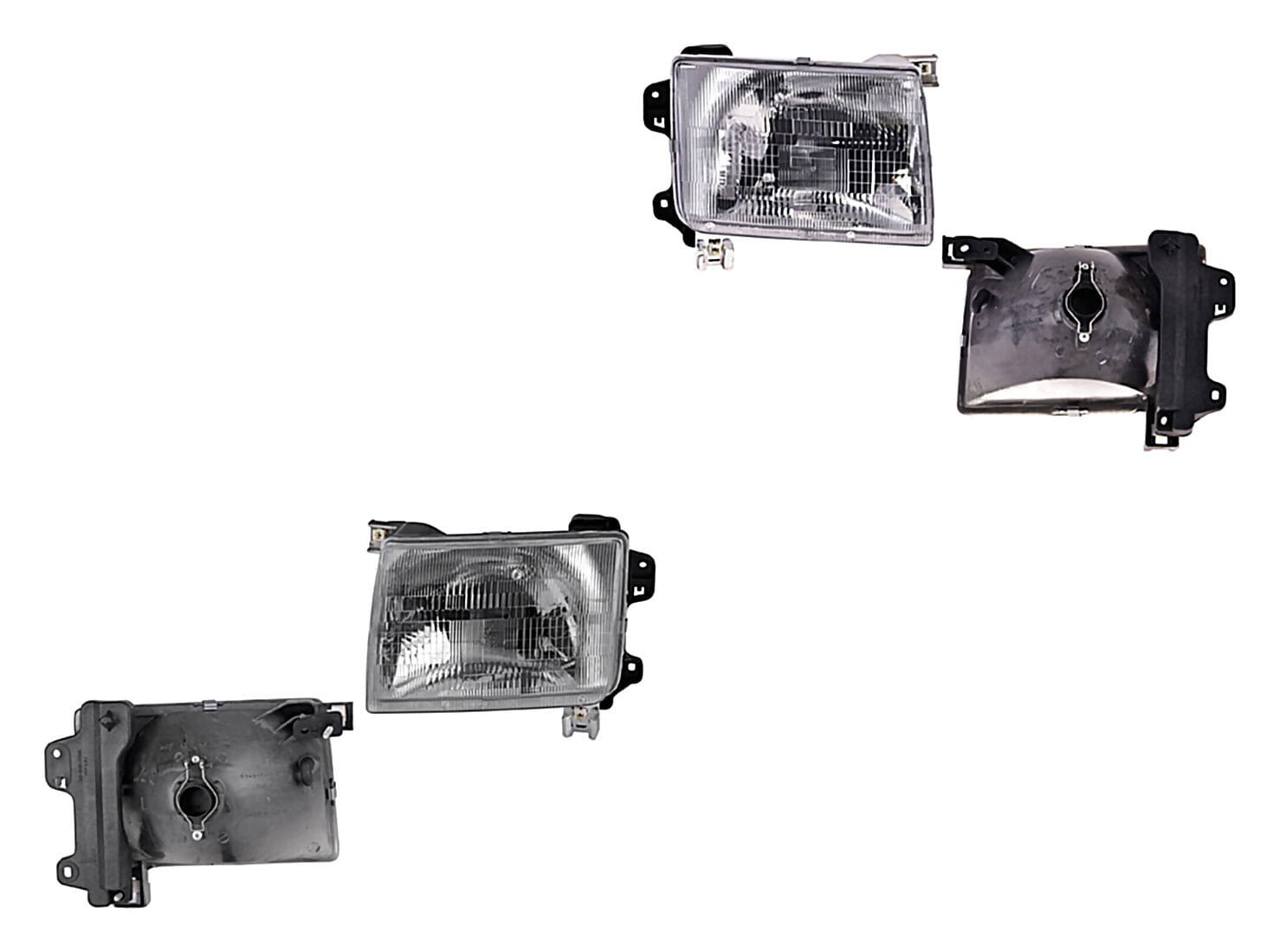 Par De Faros Con Ajuste