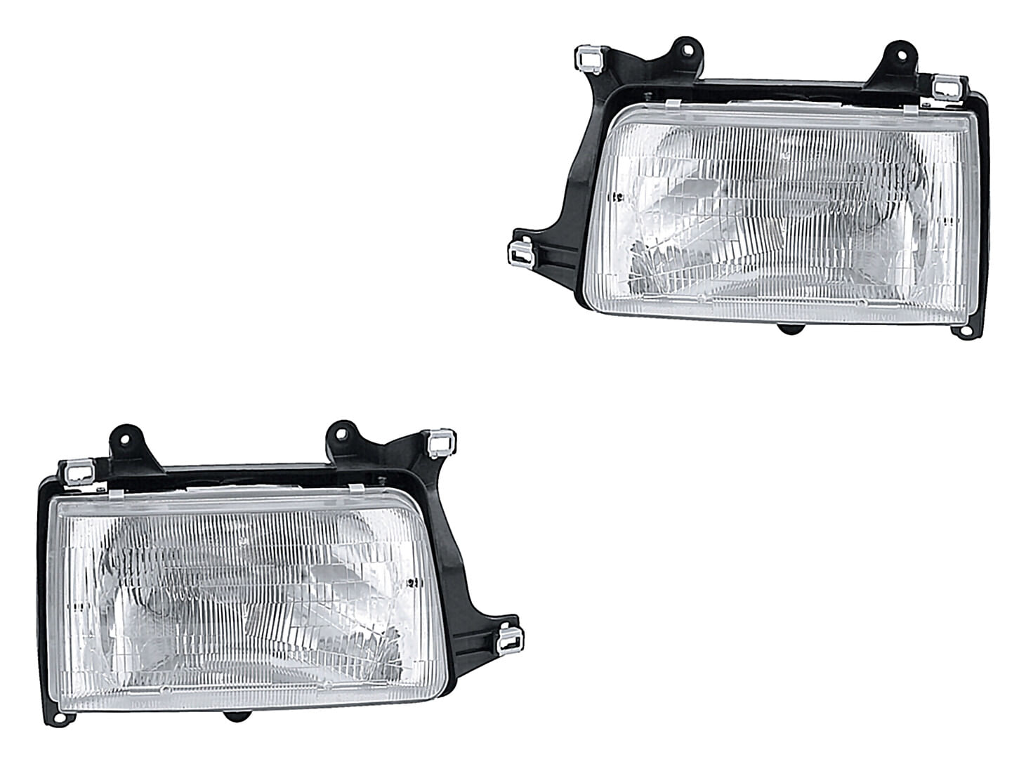Par De Faros Con Base Sin Foco