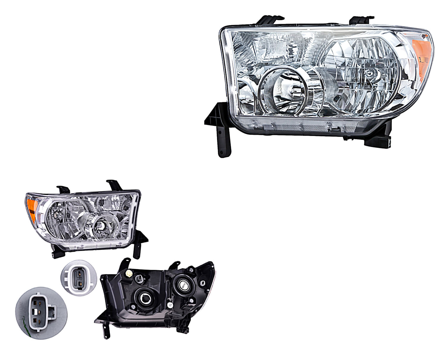 Par De Faros Sin Foco