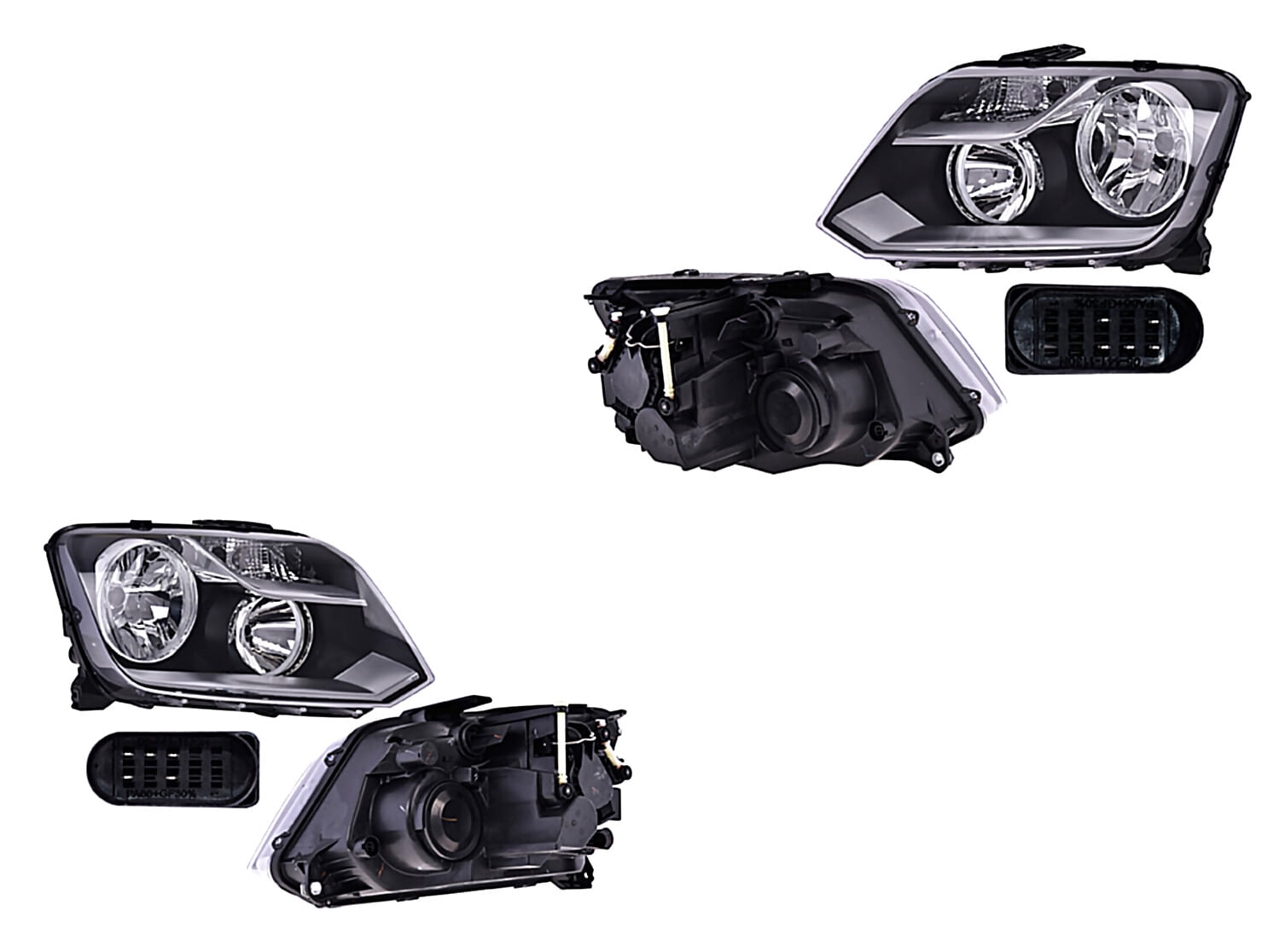 Par De Faros Manual Para Foco H1 5 Pines