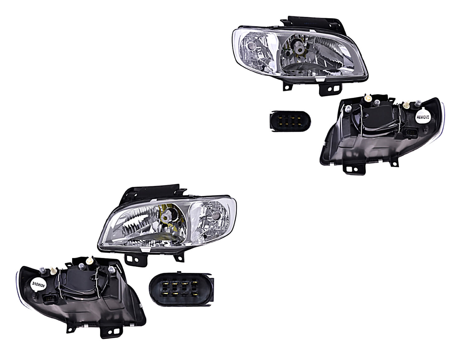 Par De Faros Sin Foco