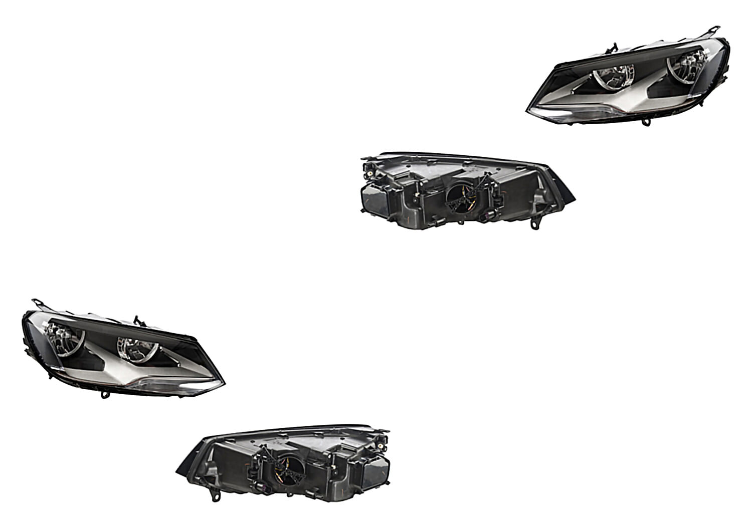 Par De Faros Eléctrico Con Motor Para Foco Halógeno Sin Foco
