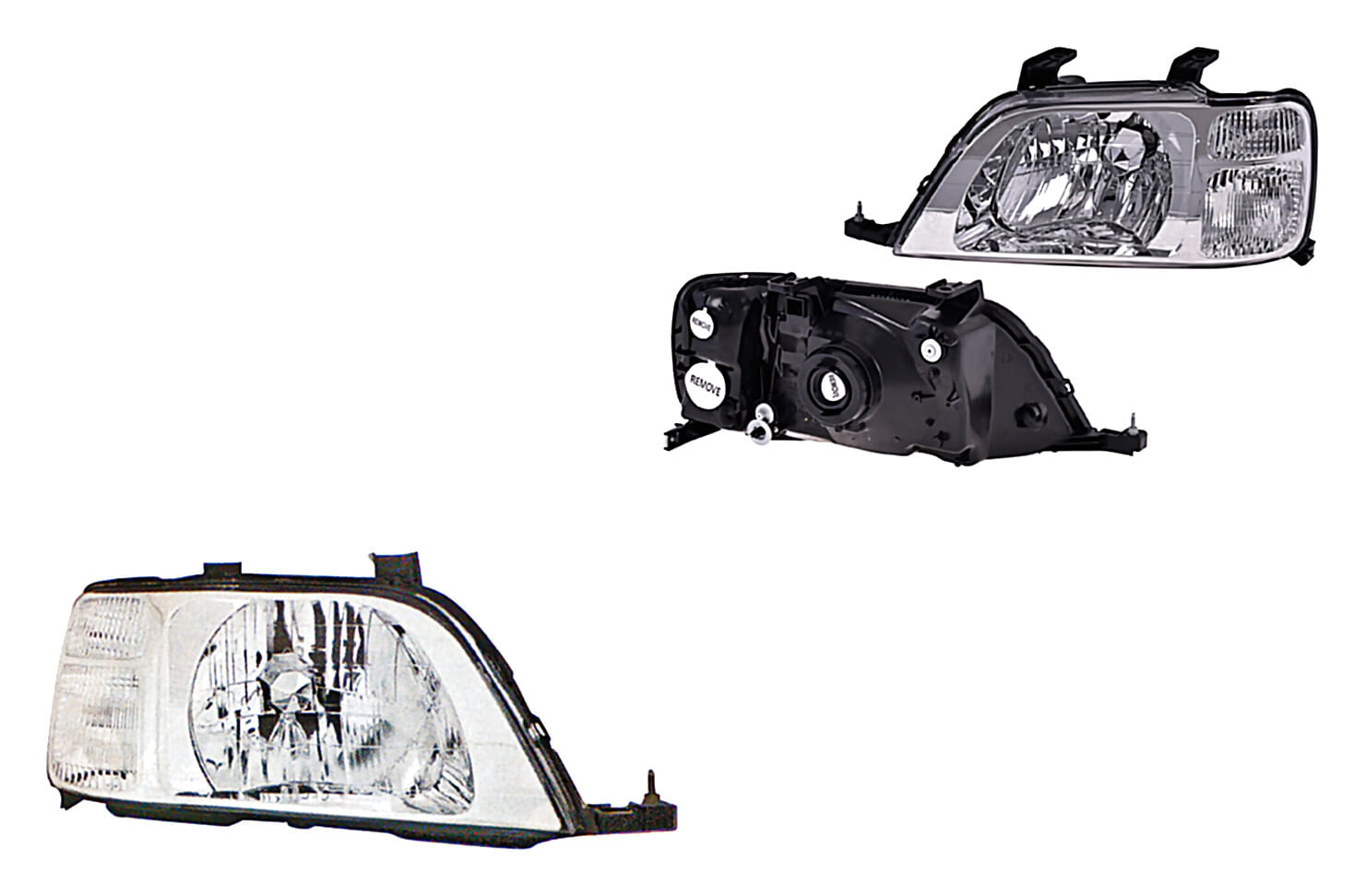 Par De Faros Para Foco Halógeno Sin Foco