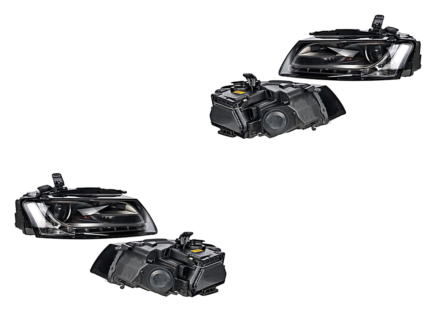 Par De Faros Eléctrico Con Motor Para Foco Xenón Sin Foco Con Leds