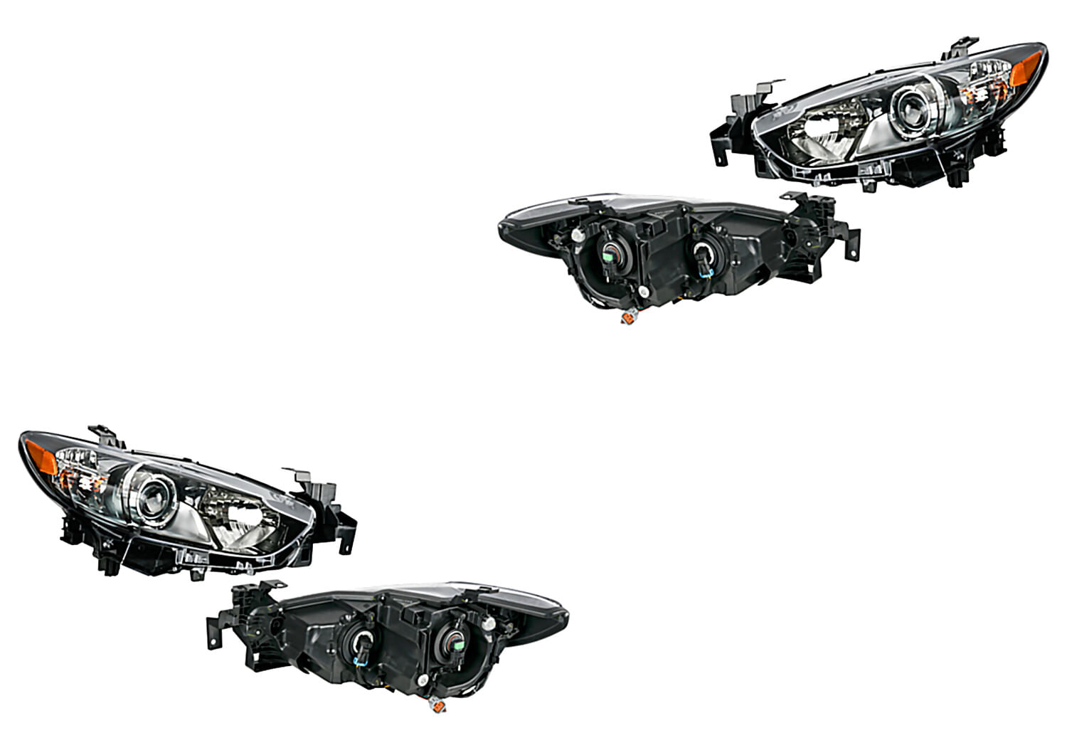 Par De Faros Para Foco Halógeno Sin Foco