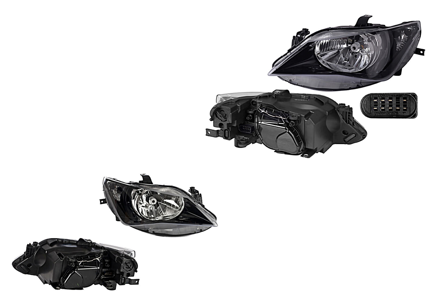 Par De Faros Eléctrico Sin Motor Para 1 Foco Sin Foco