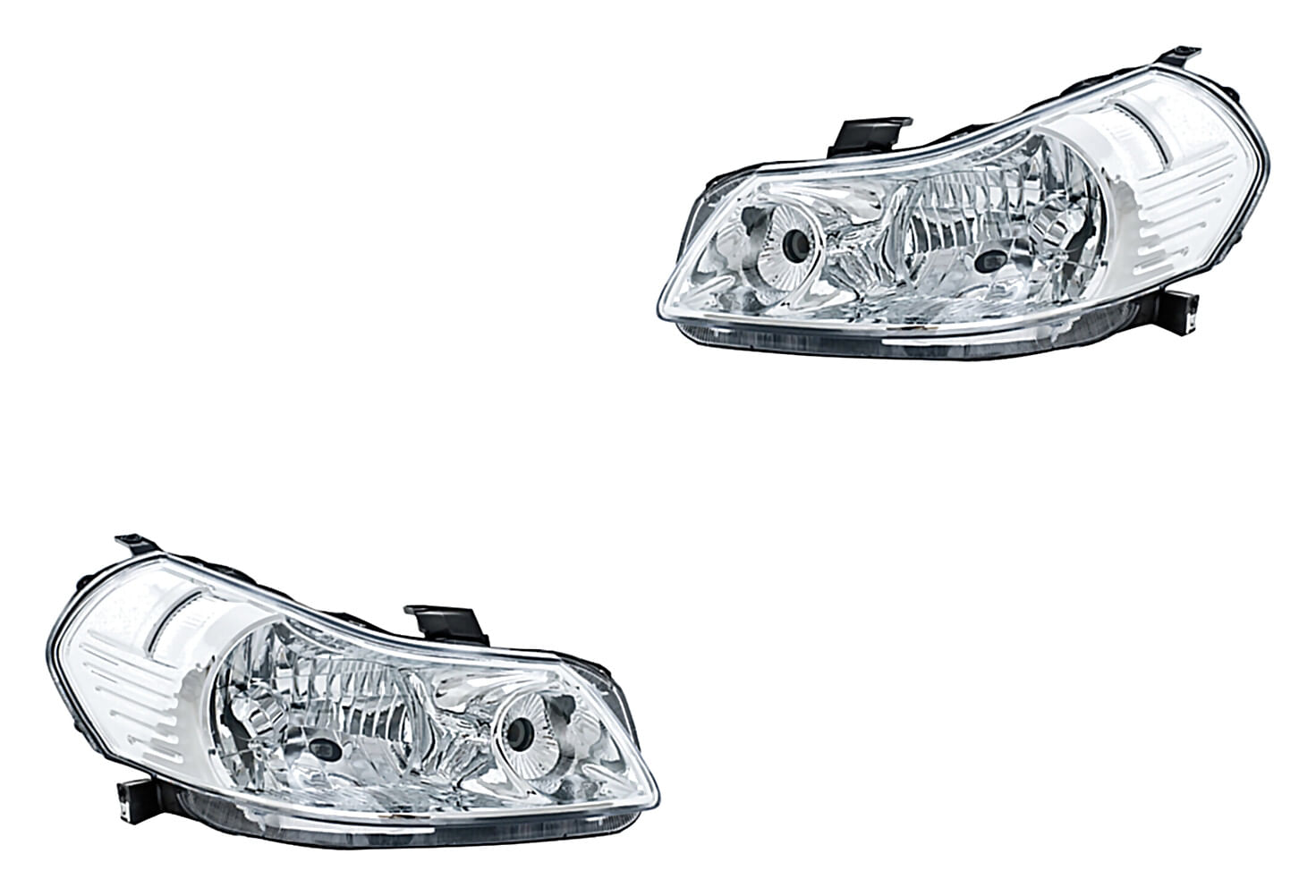 Par De Faros Manual/Eléctrico Para Foco Halógeno Sin Foco