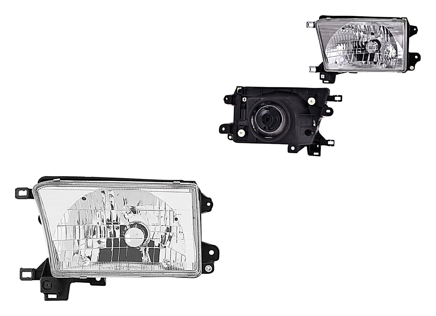 Par De Faros Con Base Sin Foco