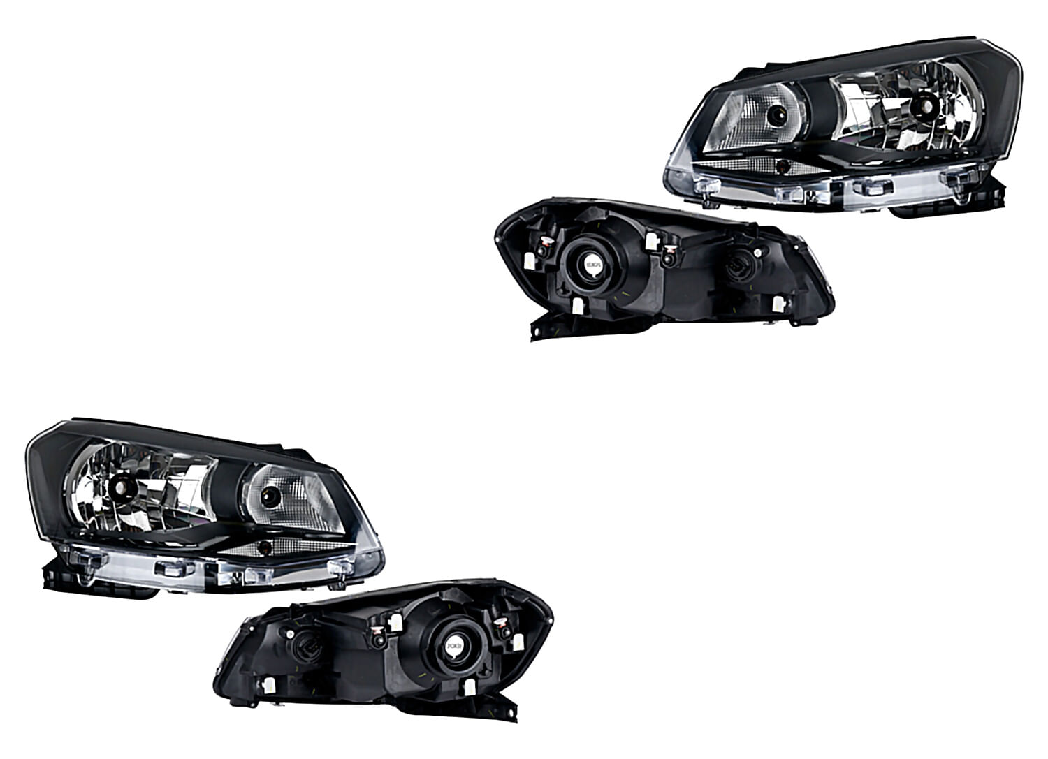 Par De Faros Manual Para Foco Halógeno Sin Foco