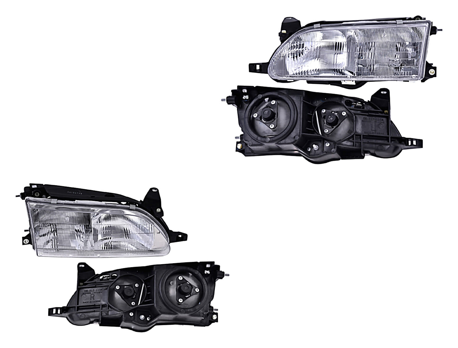Par De Faros Con Base Sin Foco