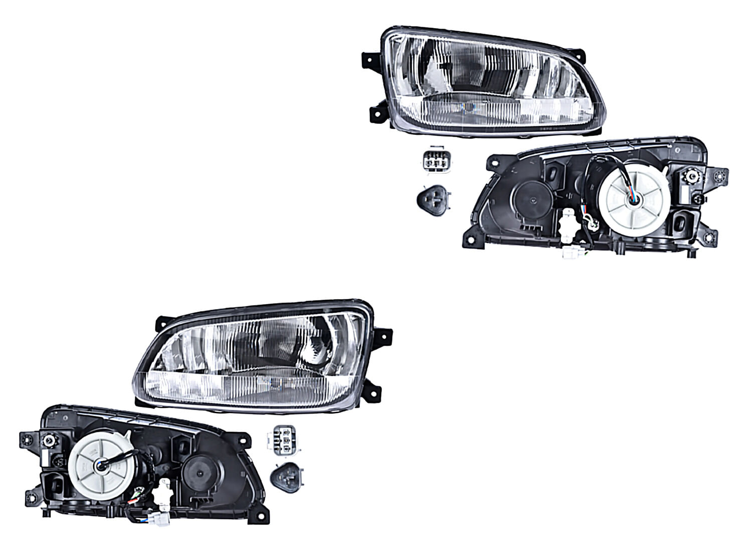 Par De Faros Sin Foco
