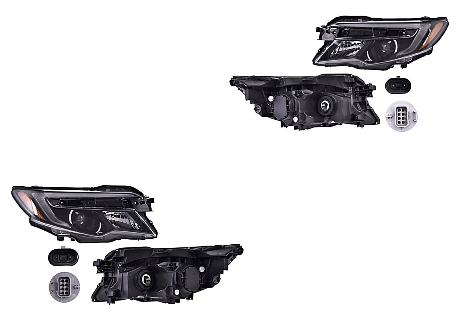 Par De Faros Con Leds