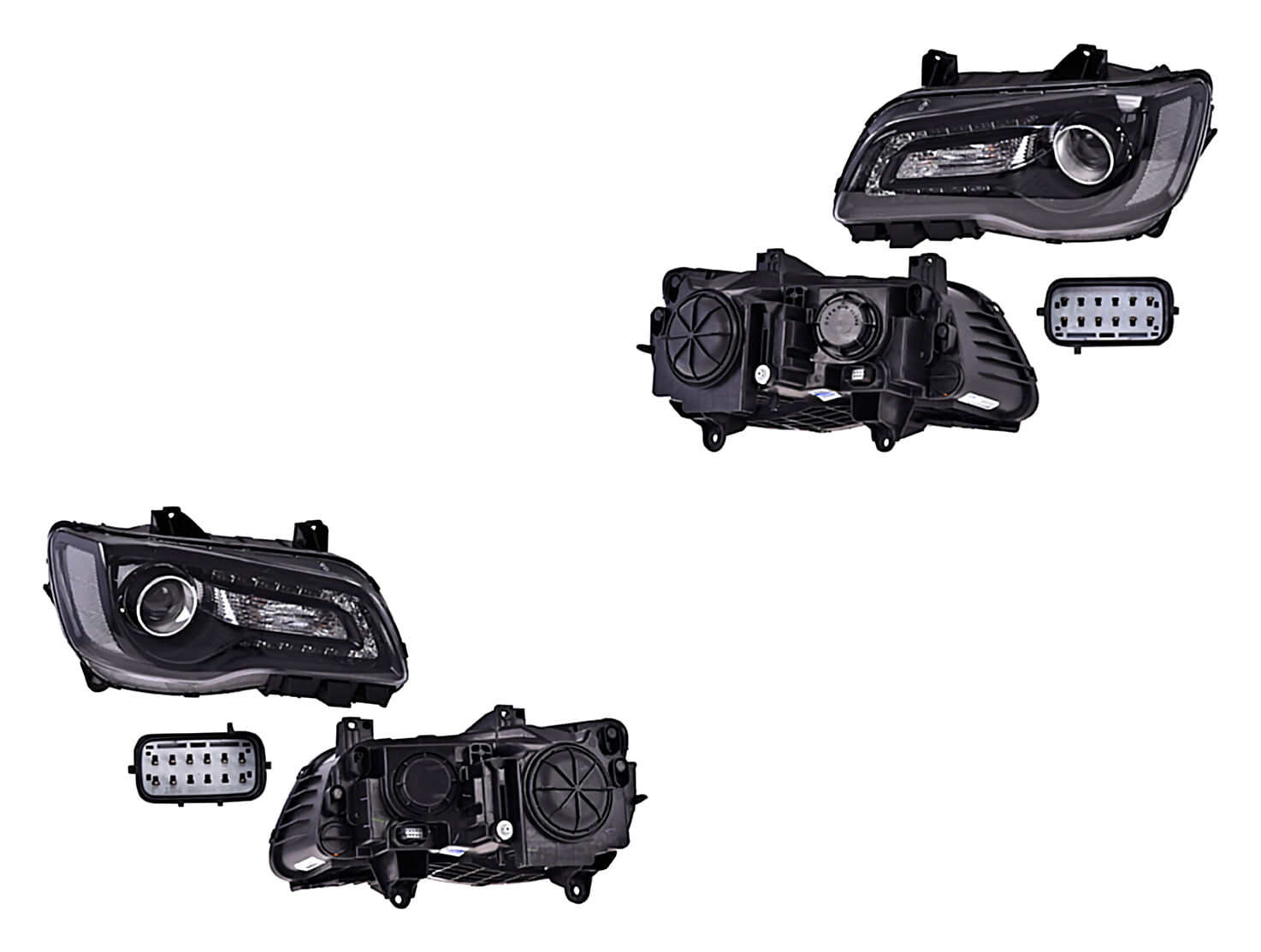 Par De Faros Para Foco Xenón