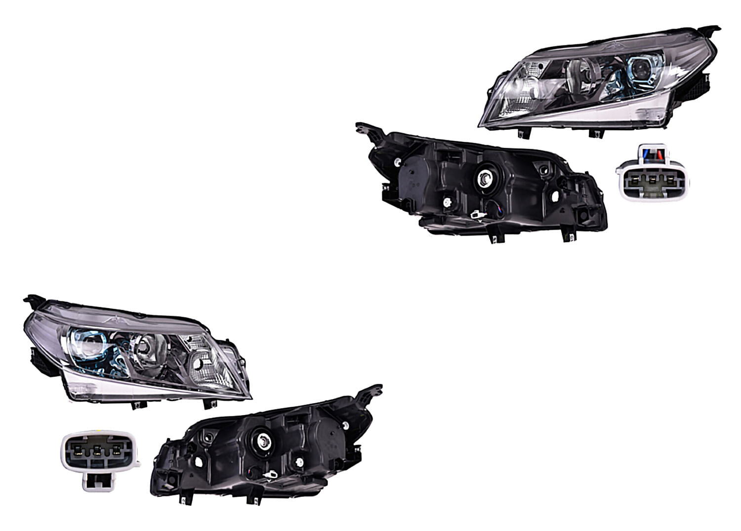 Par De Faros Eléctrico Sin Foco Con Leds