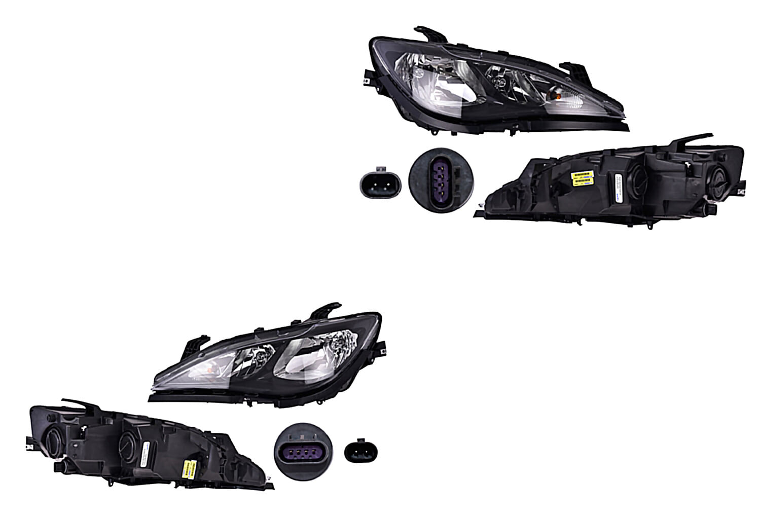 Par De Faros Para Foco Halógeno