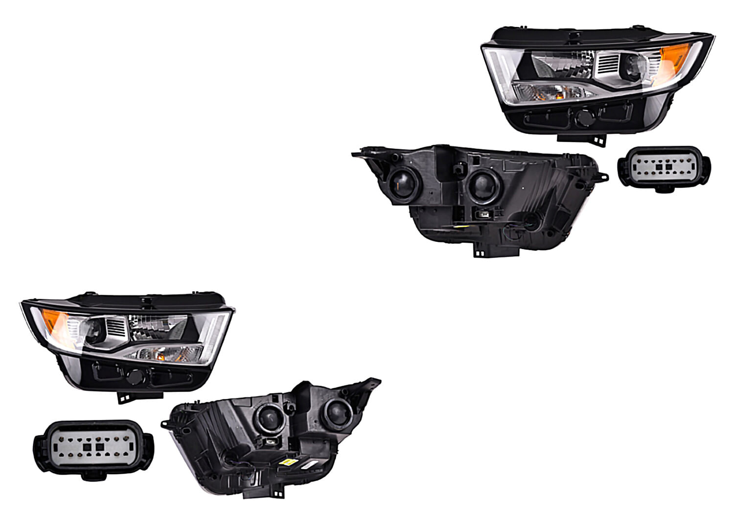 Par De Faros Para Foco Halógeno