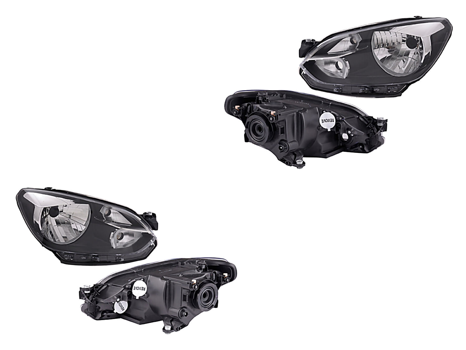 Par De Faros Sin Foco