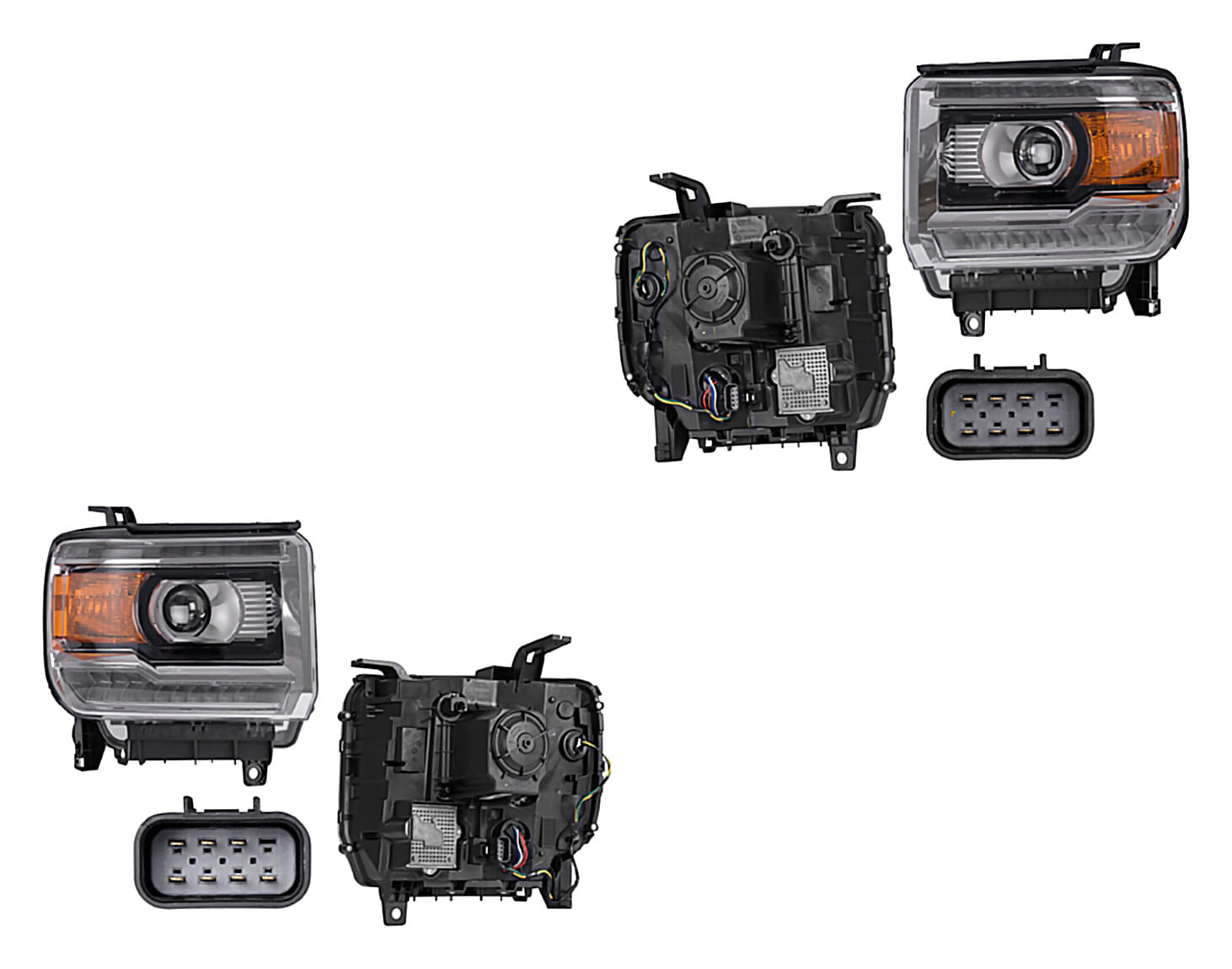 Par De Faros Con Leds