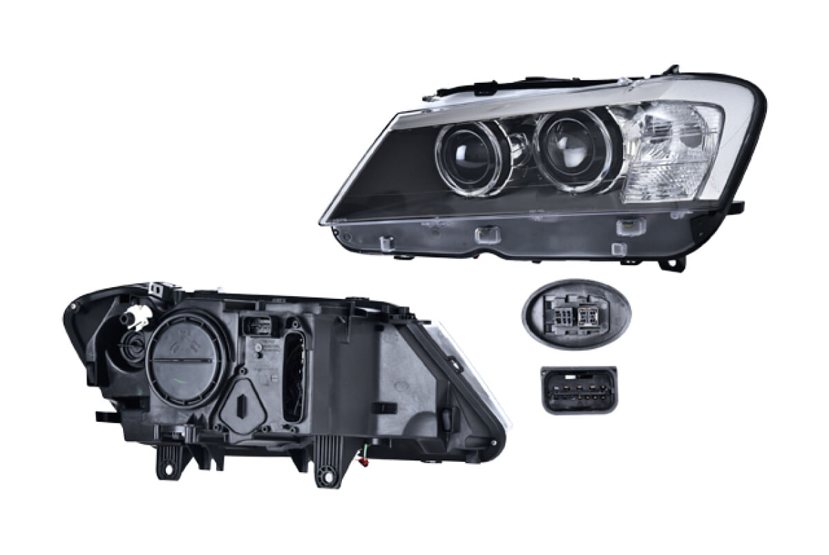 Faro Eléctrico Con Motor Para Foco Xenón Sin Foco Lado Conductor