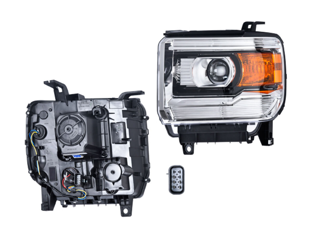 Faro Para Foco Halógeno Sin Leds Lado Conductor