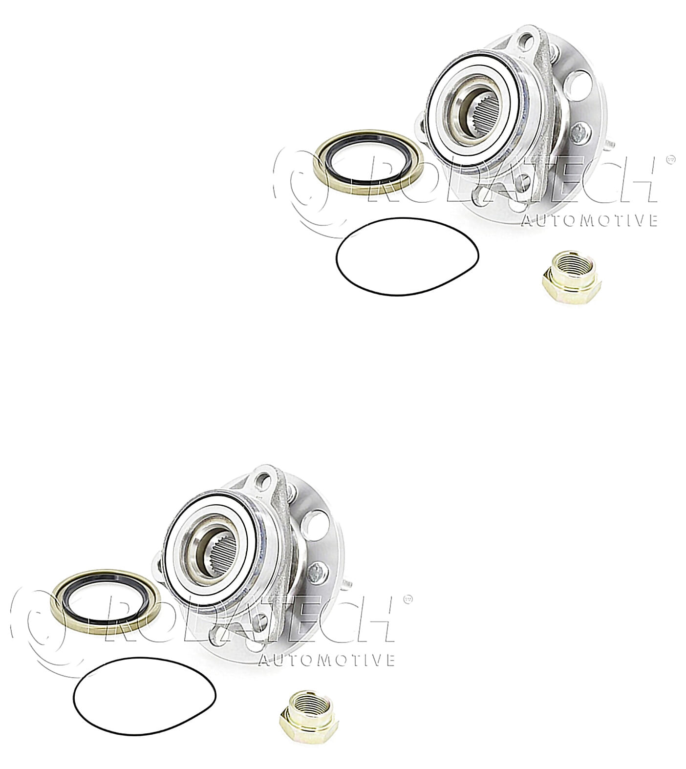 Par De Mazas De Rueda Delanteras S/ABS FWD
