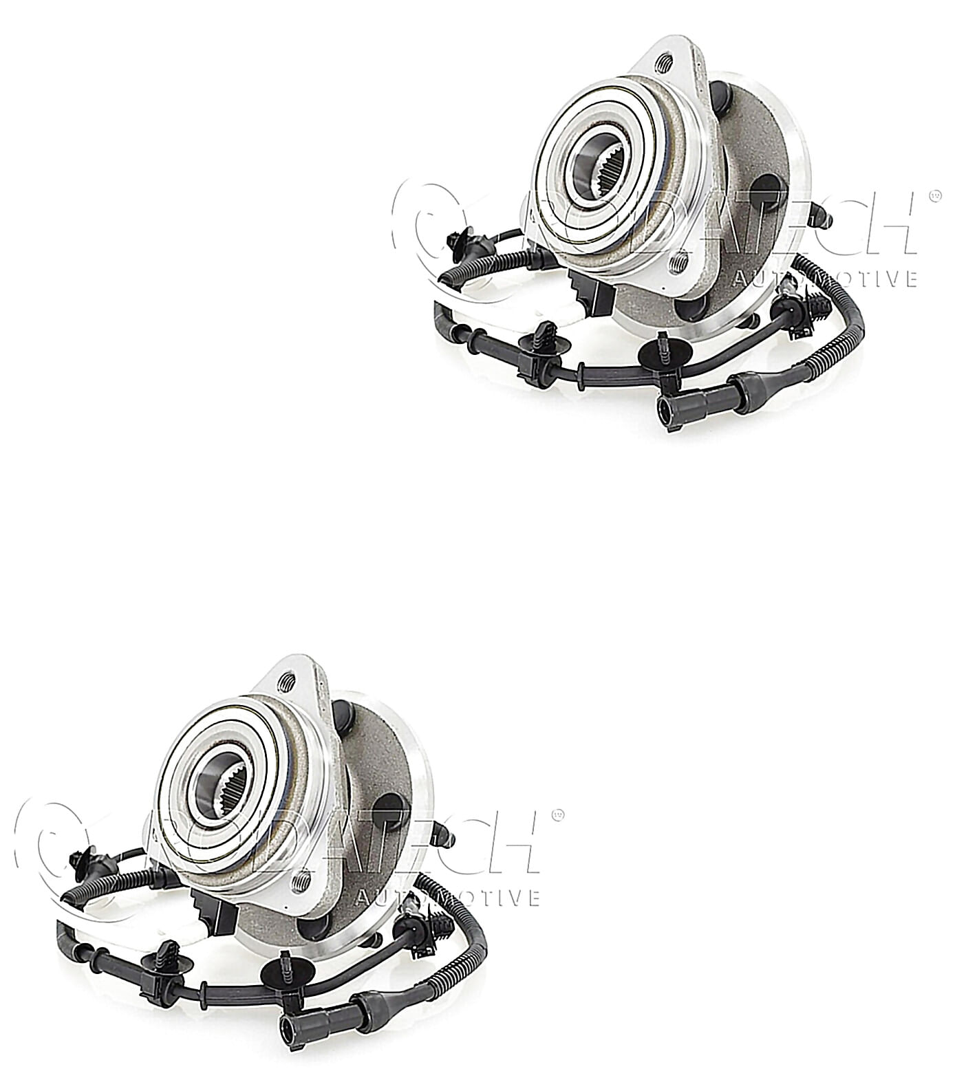 Par De Mazas De Rueda Delanteras Con Conector Abs 4WD