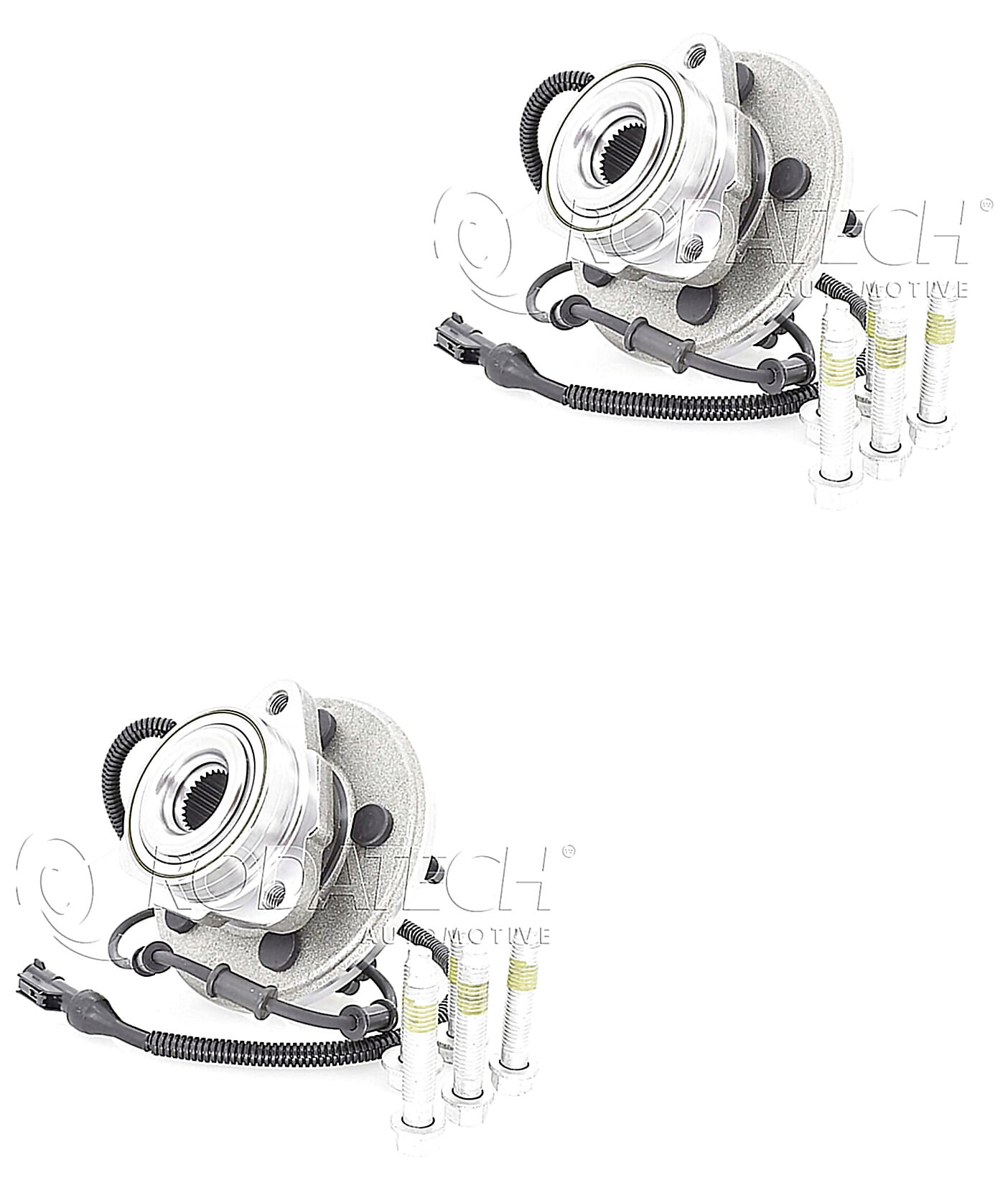 Par De Mazas De Rueda Delanteras Con Conector Abs 4WD