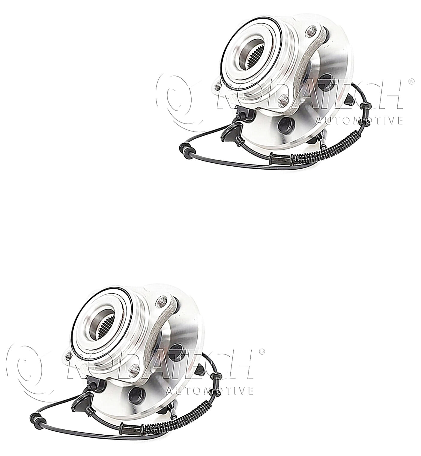Par De Mazas De Rueda Traseras Con Conector Abs AWD, RWD