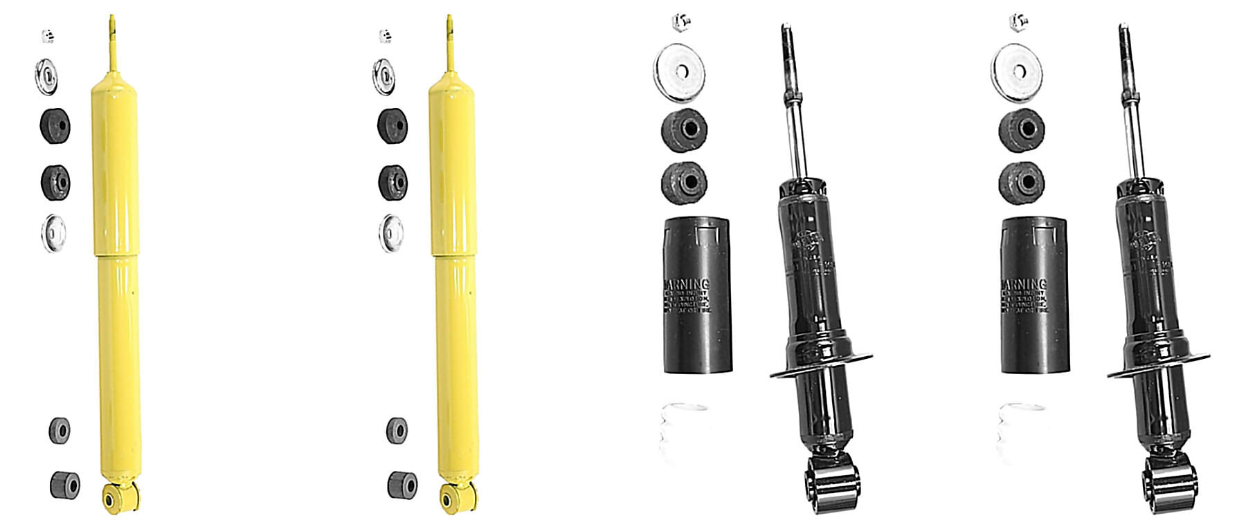 Kit De 4 Amortiguadores Gas Magnum