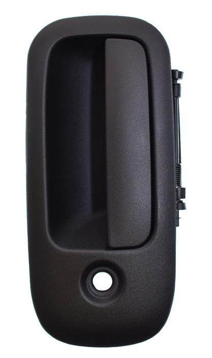 Manija Puerta Exterior Trasera Lateral Negro Con Hoyo Para Llave Lado Conductor