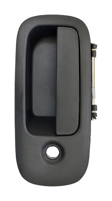 Manija Puerta Exterior Trasera Lateral Negro Con Hoyo Para Llave Lado Conductor