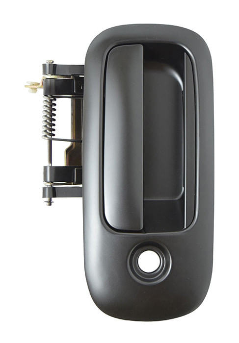Manija Puerta Exterior Delantera Lisa Negro Liso Negra Con Hoyo Para Llave Con Hoyo Para Llave Lado Pasajero