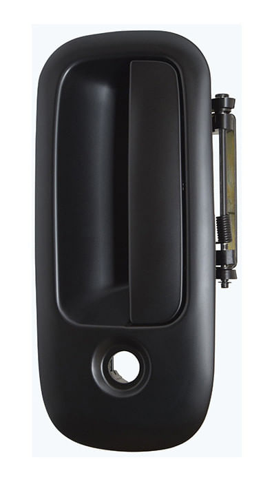 Manija Puerta Exterior Delantera Lisa Negro Liso Negra Con Hoyo Para Llave Con Hoyo Para Llave Lado Conductor