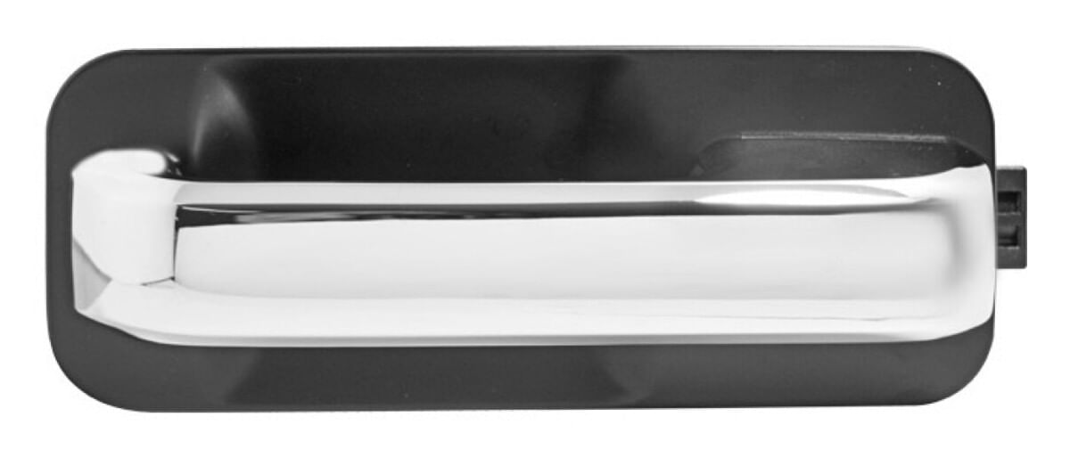 Manija Puerta Exterior Delantera O Trasera Negro/Cromado Sin Hoyo Para Llave Lado Pasajero