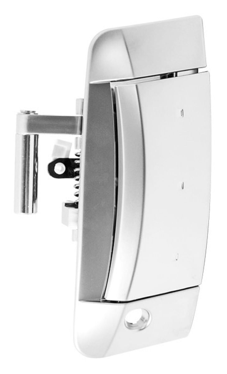 Manija Puerta Exterior Delantera Plata Con Hoyo Para Llave Lado Conductor
