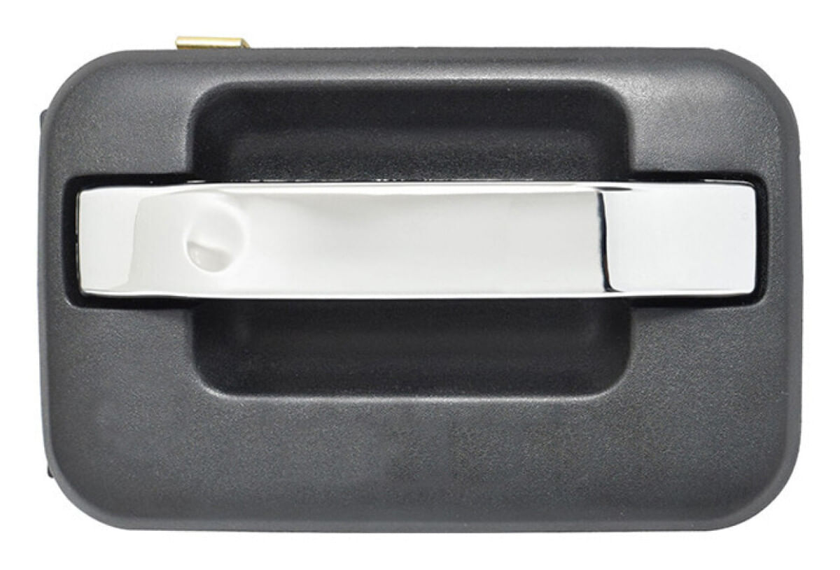 Manija Puerta Exterior Delantera O Trasera Negro/Cromado Sin Hoyo Para Llave Lado Pasajero