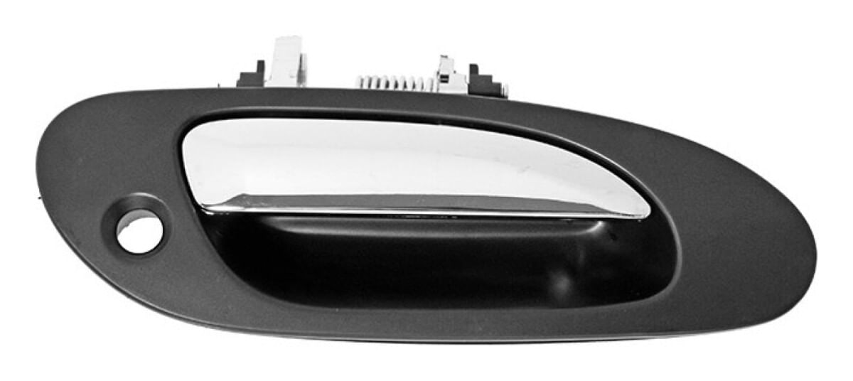 Manija Puerta Exterior Delantera Cromado/Negro Con Hoyo Para Llave Lado Pasajero