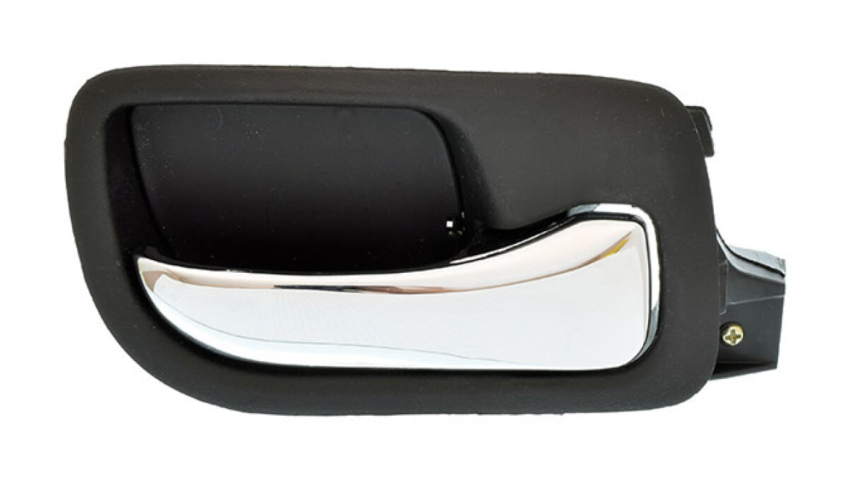 Manija Puerta Interior Trasera Negro/Cromado Lado Pasajero