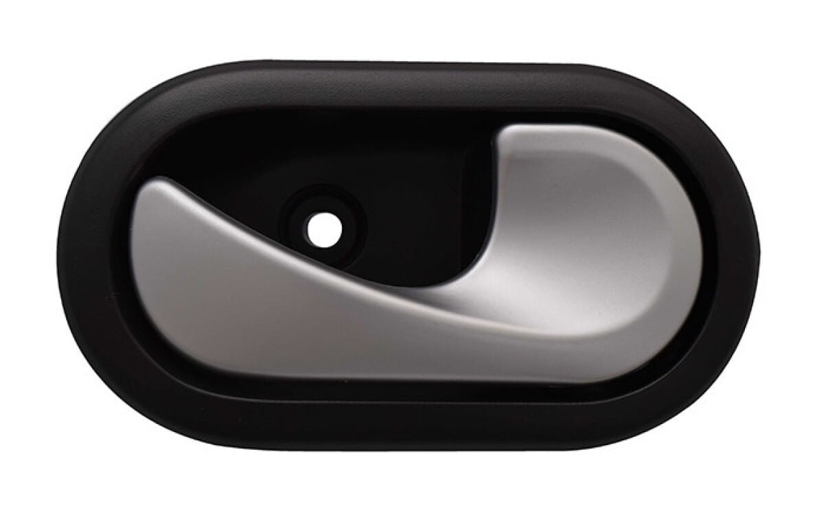 Manija Puerta Interior Delantera O Trasera Negro/Plata Lado Pasajero