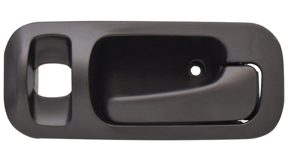 Manija Puerta Interior Trasera Negro Con Hoyo Para Cristal Lado Pasajero