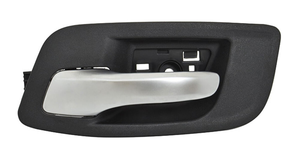 Manija Puerta Interior Delantera Negro/Plata Sin Hoyo Para Memorias Lado Conductor