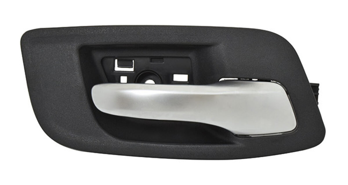Manija Puerta Interior Delantera Negro/Plata Lado Pasajero