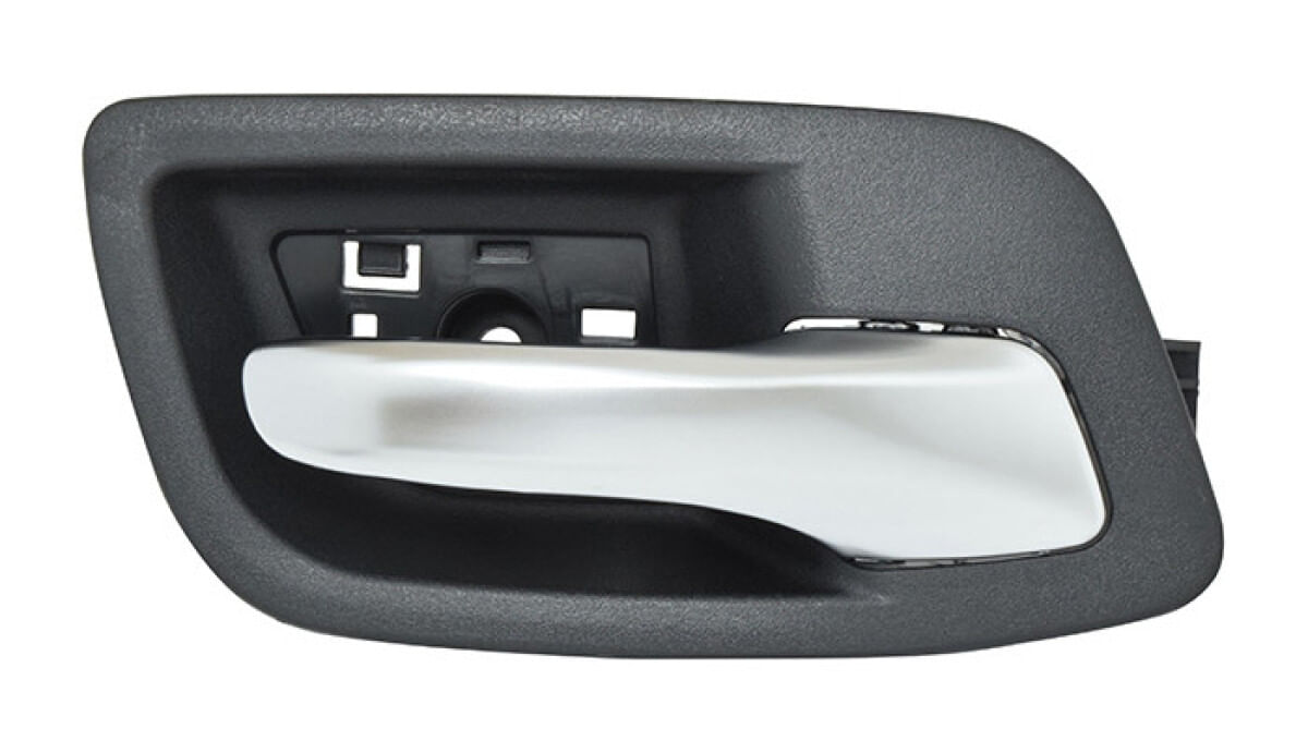 Manija Puerta Interior Trasera Negro/Plata Lado Pasajero