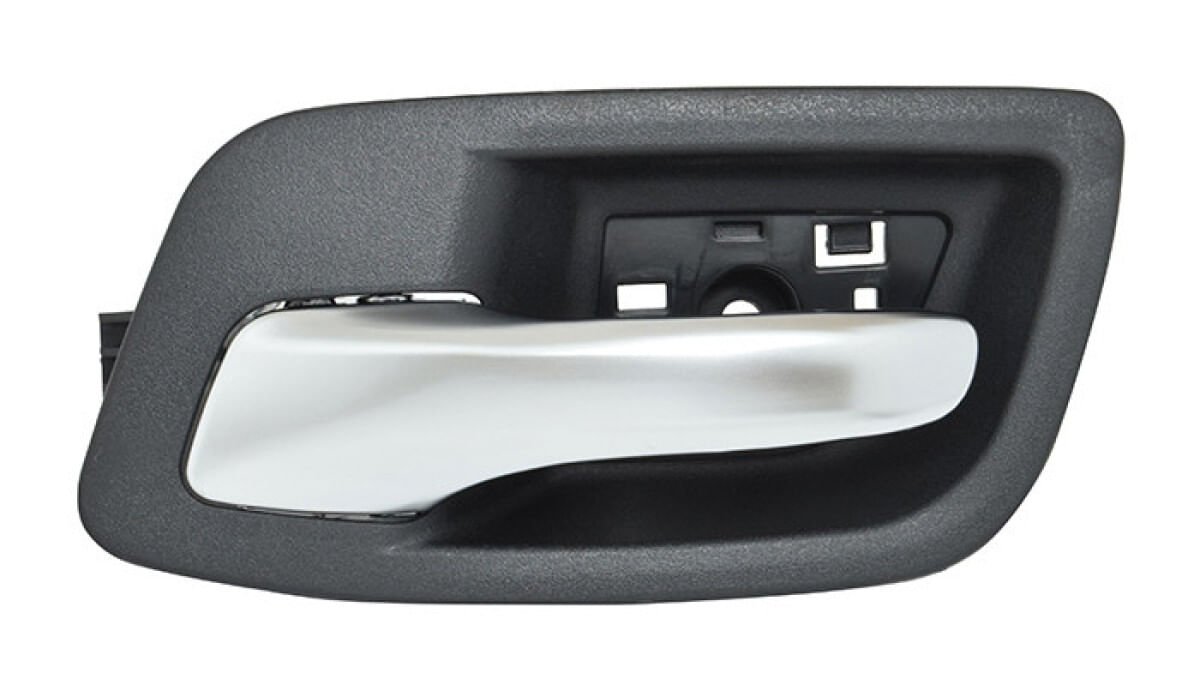 Manija Puerta Interior Trasera Negro/Plata Lado Conductor