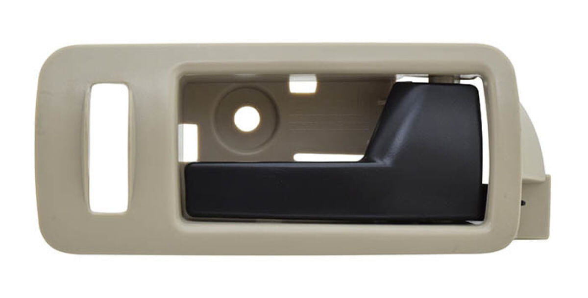 Manija Puerta Interior Delantera Beige/Negro Con Hoyo Para Seguro Lado Pasajero
