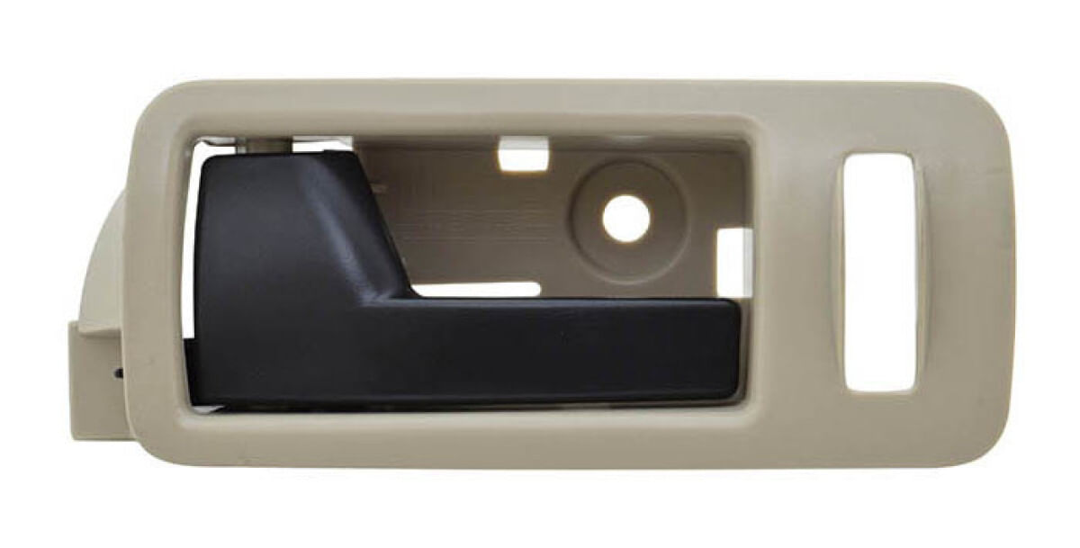 Manija Puerta Interior Delantera Beige/Negro Con Hoyo Para Seguro Lado Conductor