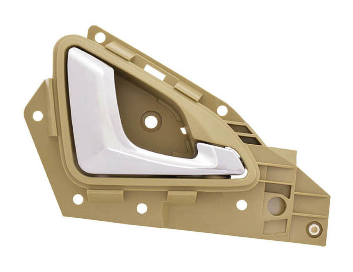 Manija Puerta Interior Delantera Beige/Cromado Lado Pasajero