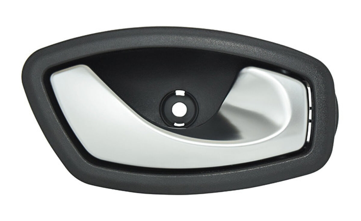 Manija Puerta Interior Delantera O Trasera Negro/Plata Lado Pasajero