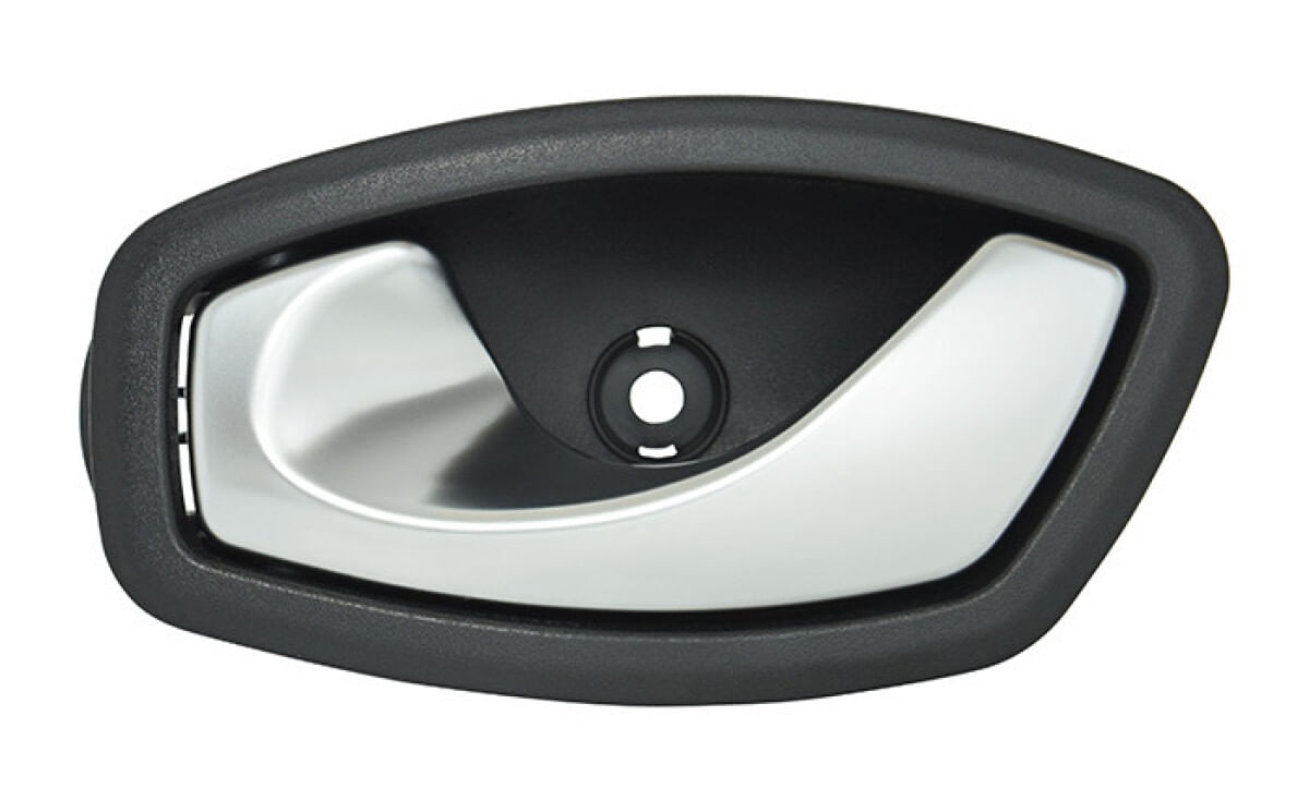 Manija Puerta Interior Delantera O Trasera Negro/Plata Lado Conductor