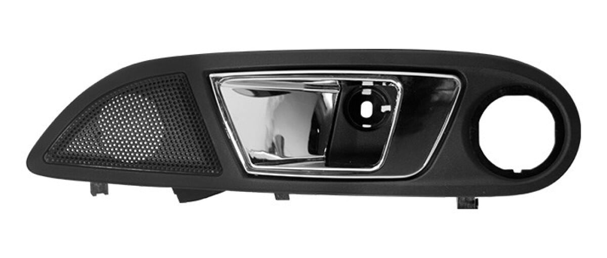 Manija Puerta Interior Delantera Cromado/Negro Con Hoyo Lado Conductor